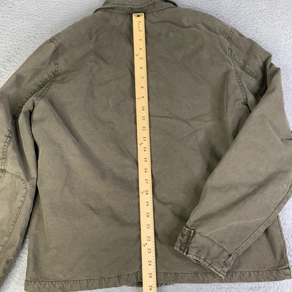 Levi's - Gill Trucker-Field Jacket Men's Large Zip Button Olive Insulated Y2K - Picture 11 of 15